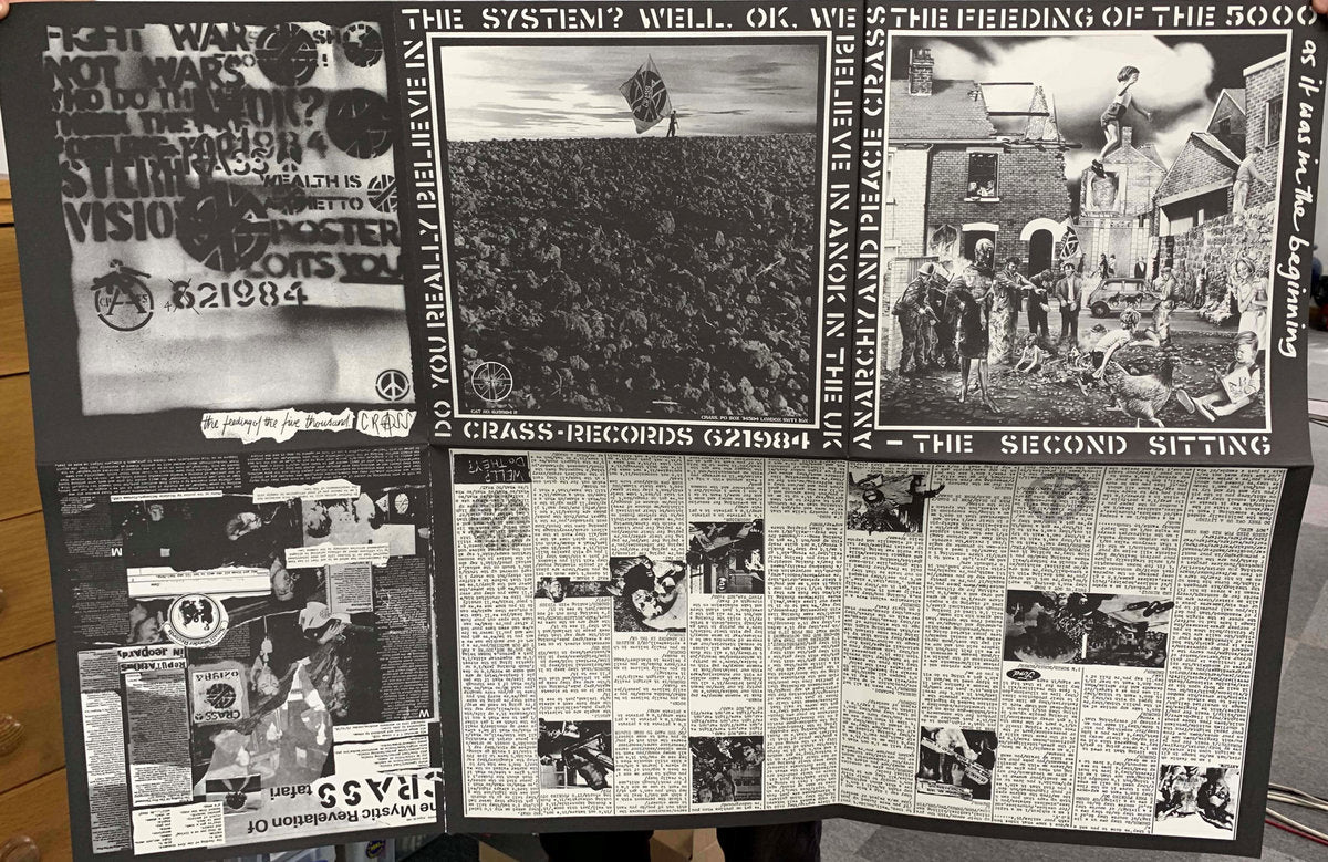 Cover of the vinyl record Crass - Feeding Of The 5000, available at Rekorder.cz