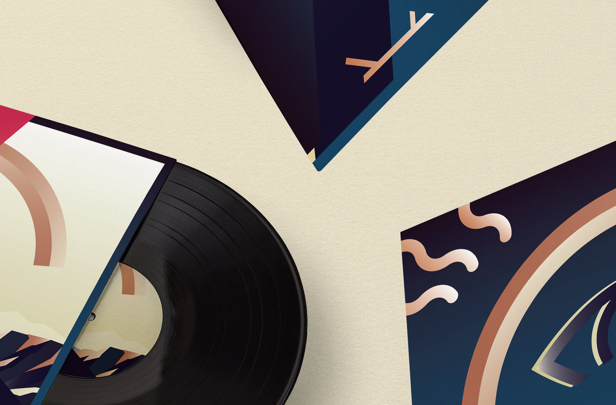 Cover of the vinyl record Aerial - Shimmer, available at Rekorder.cz