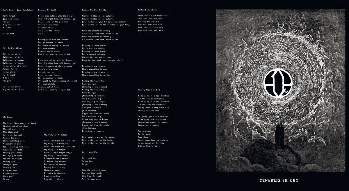Cover of the vinyl record Qual - Tenebris In Lux, available at Rekorder.cz