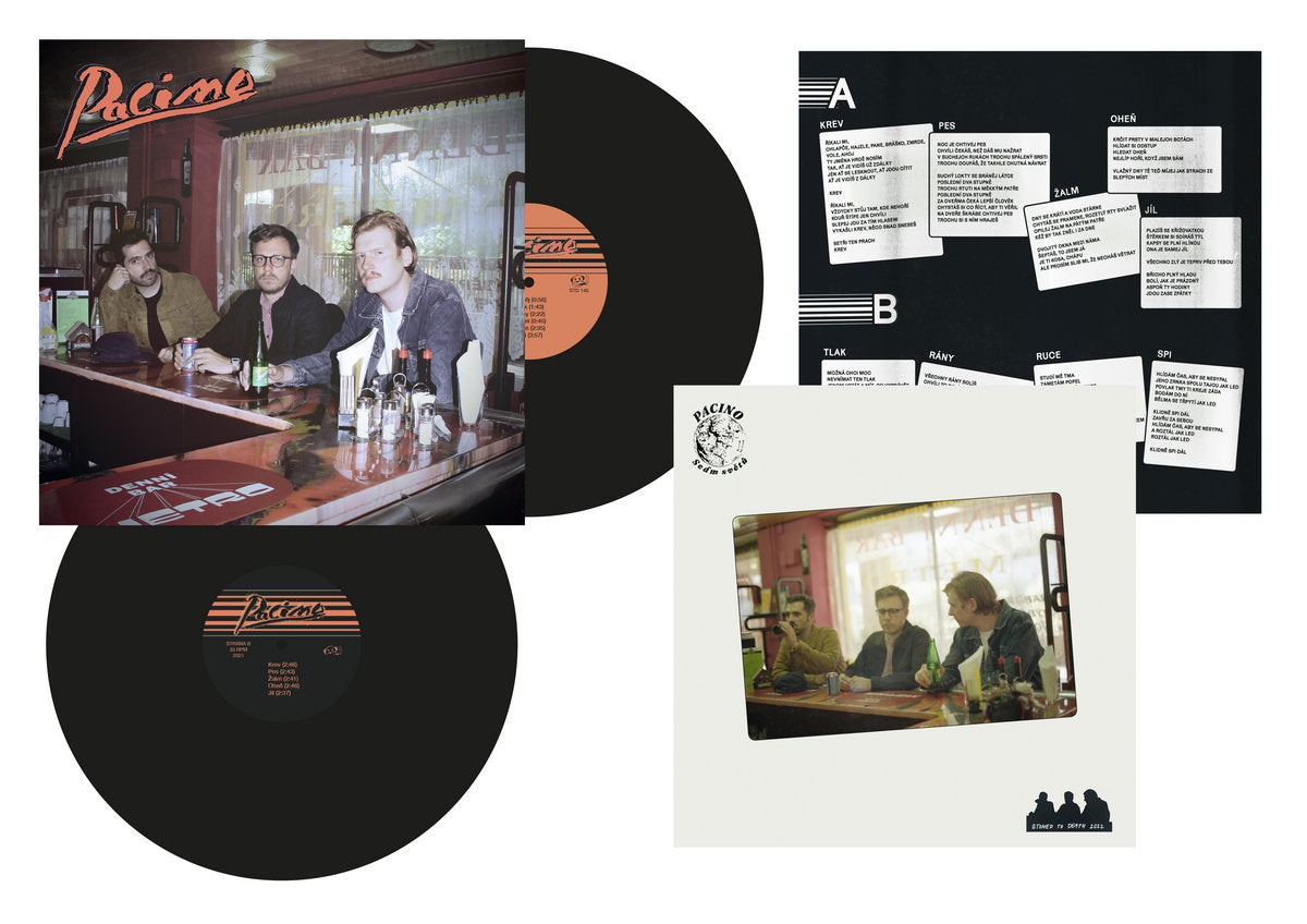 Cover of the vinyl record Pacino - Sedm světů, available at Rekorder.cz