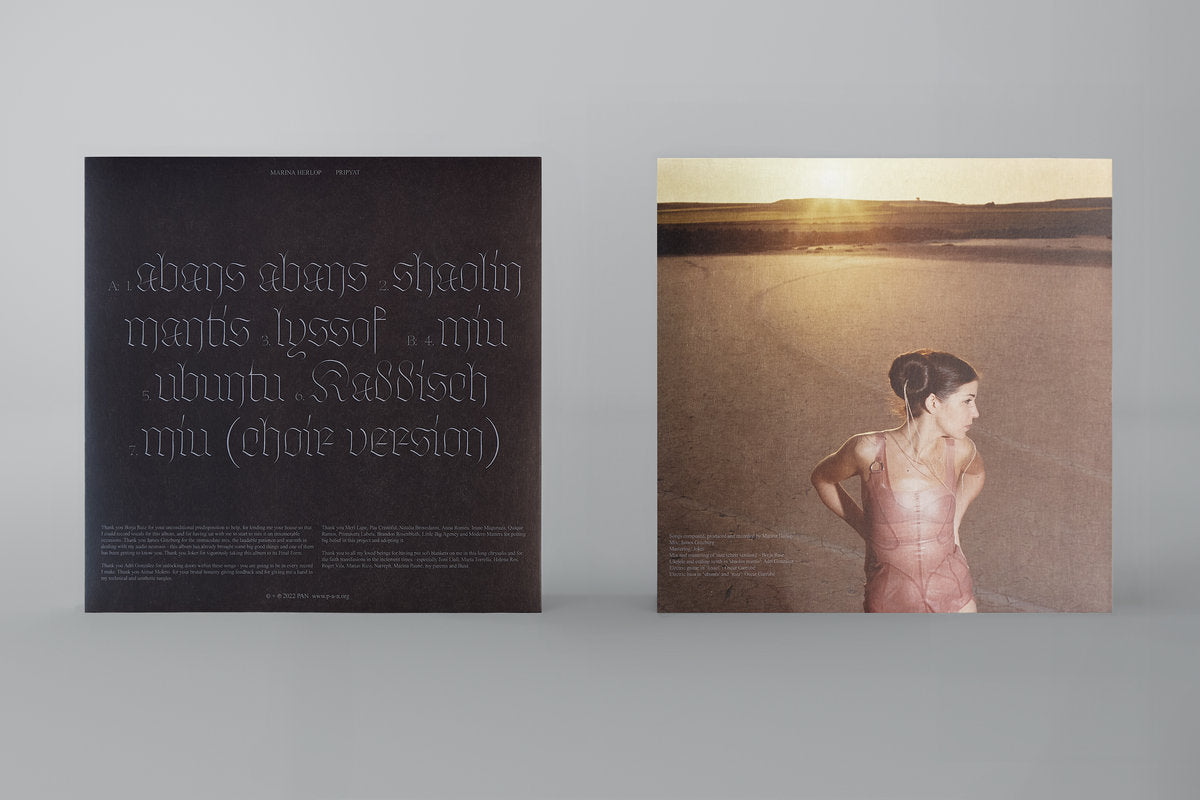 Cover of the vinyl record Marina Herlop - Pripyat, available at Rekorder.cz