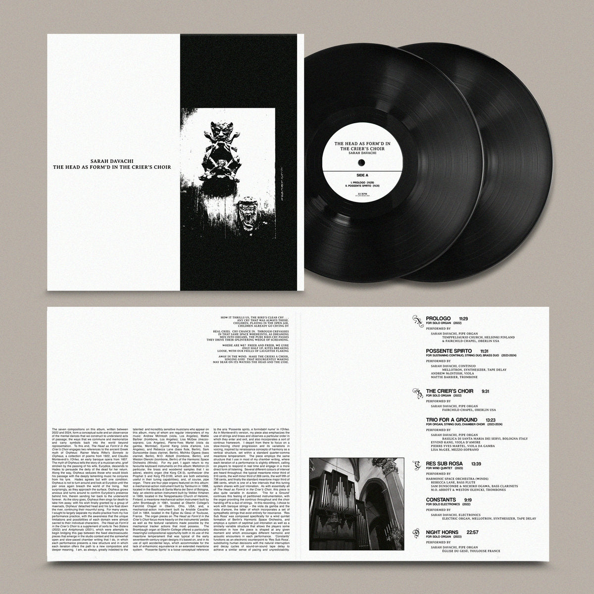 Sarah Davachi - The Head As Form’d In The Crier’s Choir