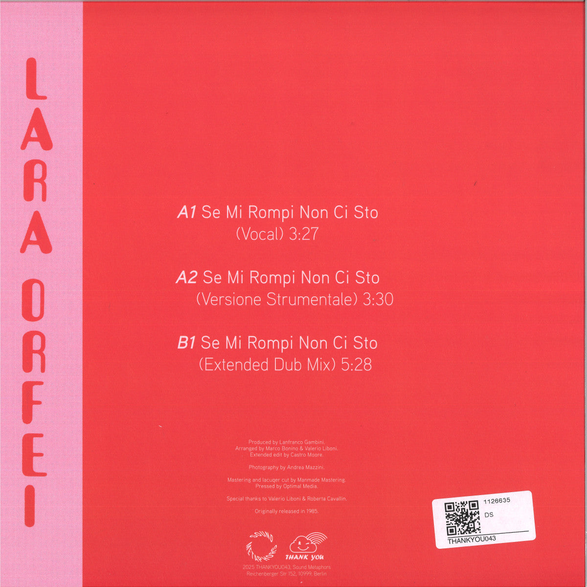 Lara Orfei - Se Mi Rompi Non Ci Sto