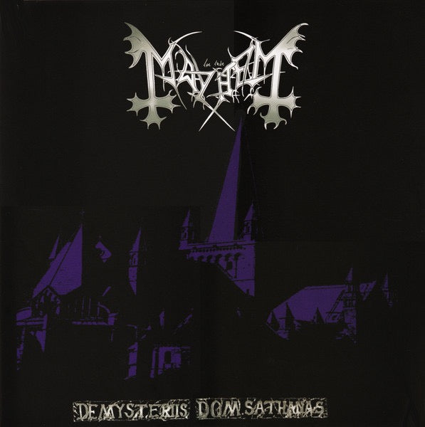 Cover of the vinyl record Mayhem - De Mysteriis Dom Sathanas, available at Rekorder.cz