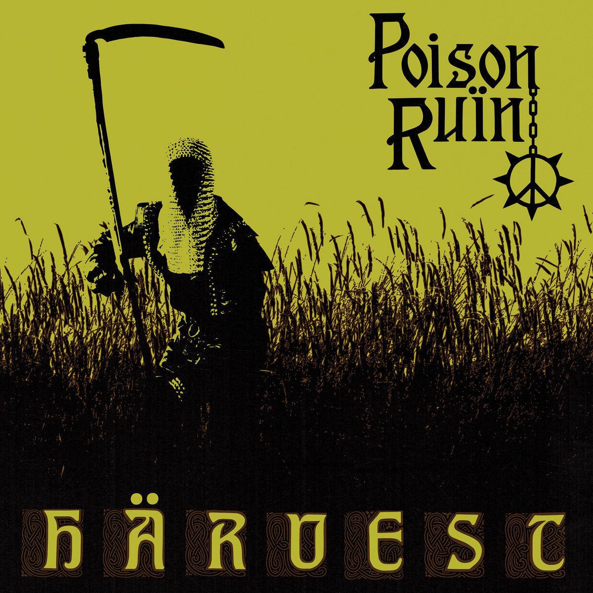 Cover of the vinyl record Poison Ruïn - Härvest, available at Rekorder.cz