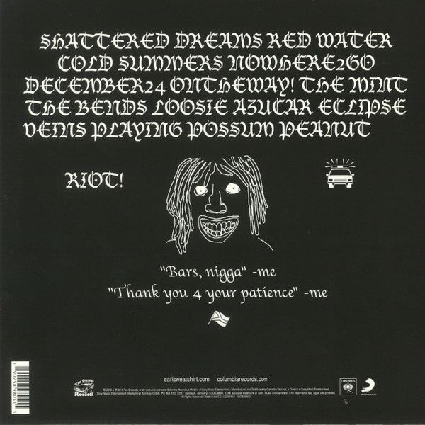 Cover of the vinyl record Earl Sweatshirt - Some Rap Songs, available at Rekorder.cz