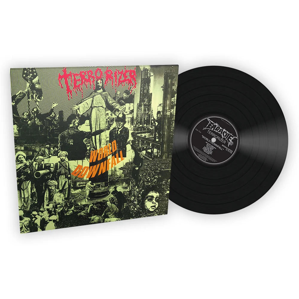 Cover of the vinyl record Terrorizer - World Downfall, available at Rekorder.cz