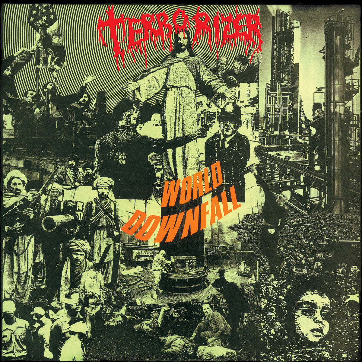 Cover of the vinyl record Terrorizer - World Downfall, available at Rekorder.cz