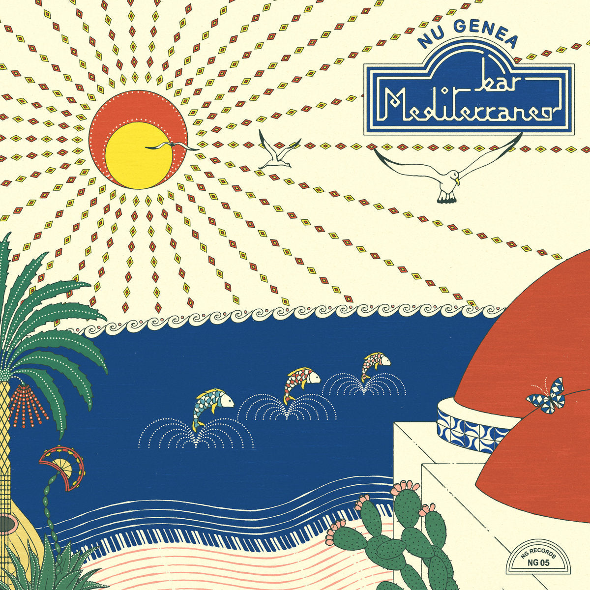 Cover of the vinyl record Nu Genea - Bar Mediterraneo, available at Rekorder.cz