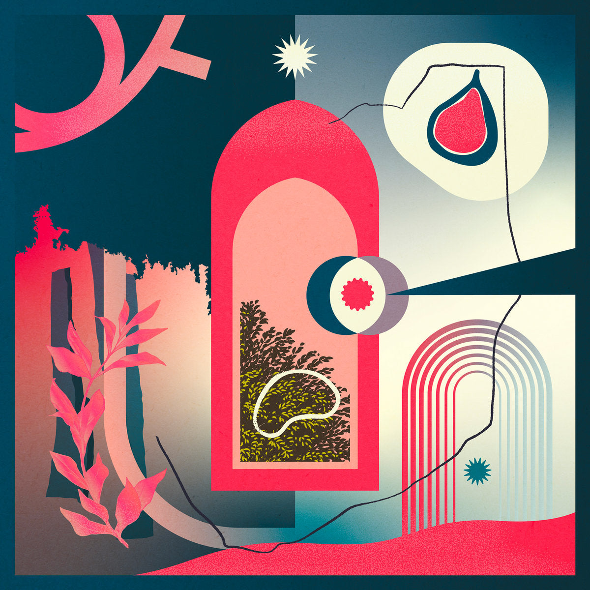 Cover of the vinyl record Täino - True North, available at Rekorder.cz