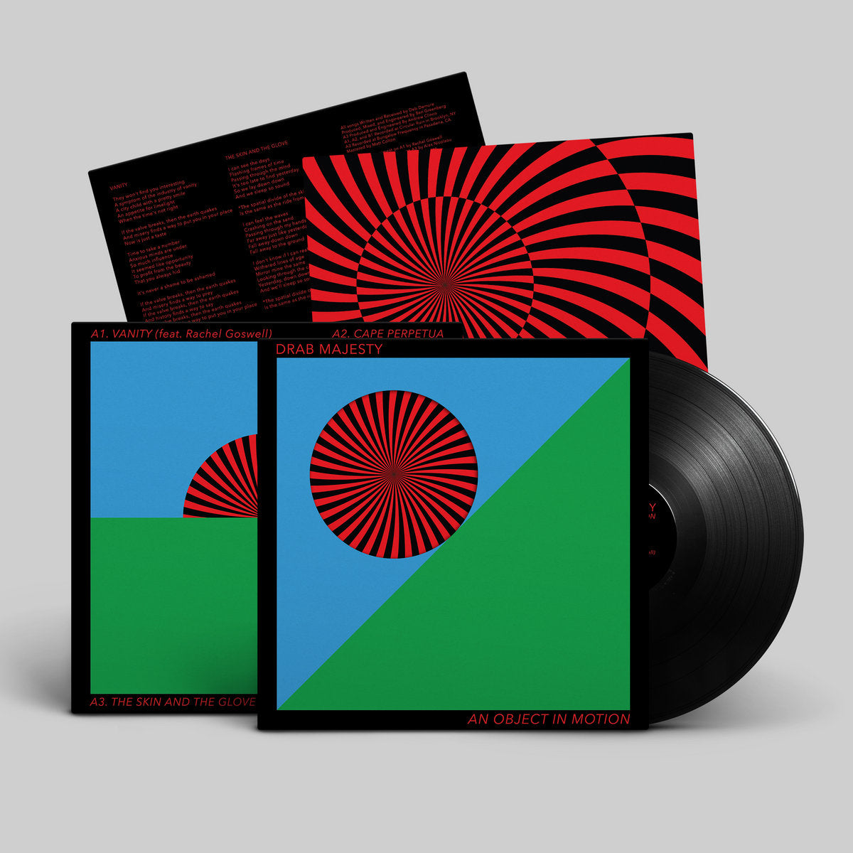 Cover of the vinyl record Drab Majesty - An Object In Motion, available at Rekorder.cz