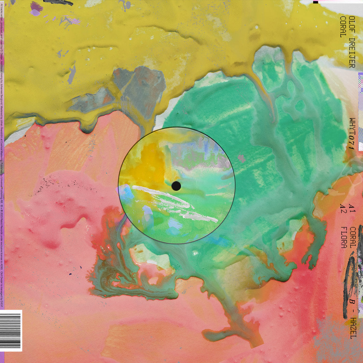 Cover of the vinyl record Olof Dreijer - Coral, available at Rekorder.cz