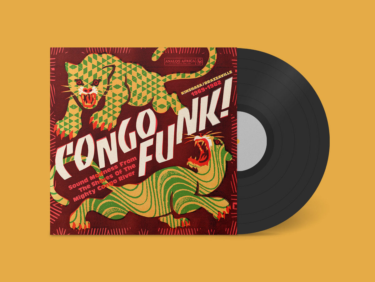 Cover of the vinyl record V/A - Congo Funk! Sound Madness From The Shores Of The Mighty Congo River (Kinshasa/Brazzaville 1969-1982), available at Rekorder.cz