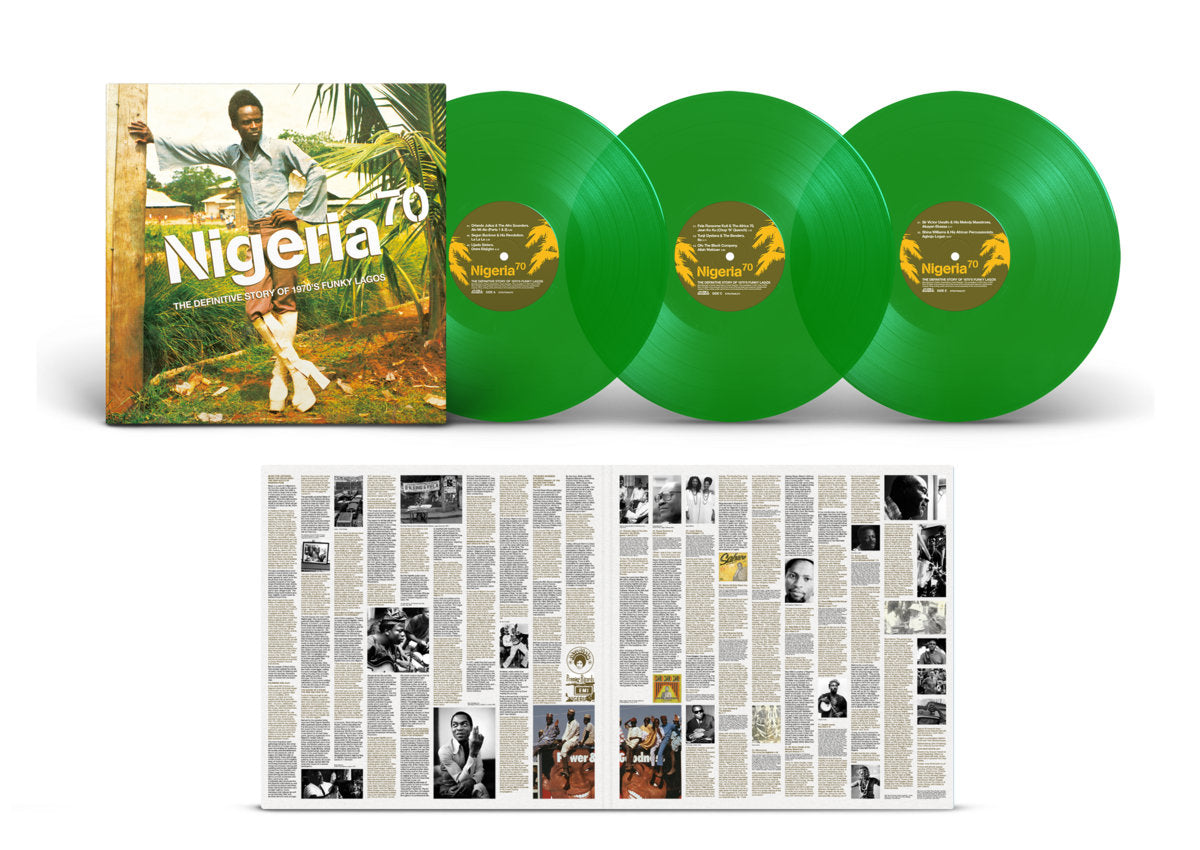 Cover of the vinyl record V/A - Nigeria 70: The Definitive Guide To 1970's Funky Lagos, available at Rekorder.cz