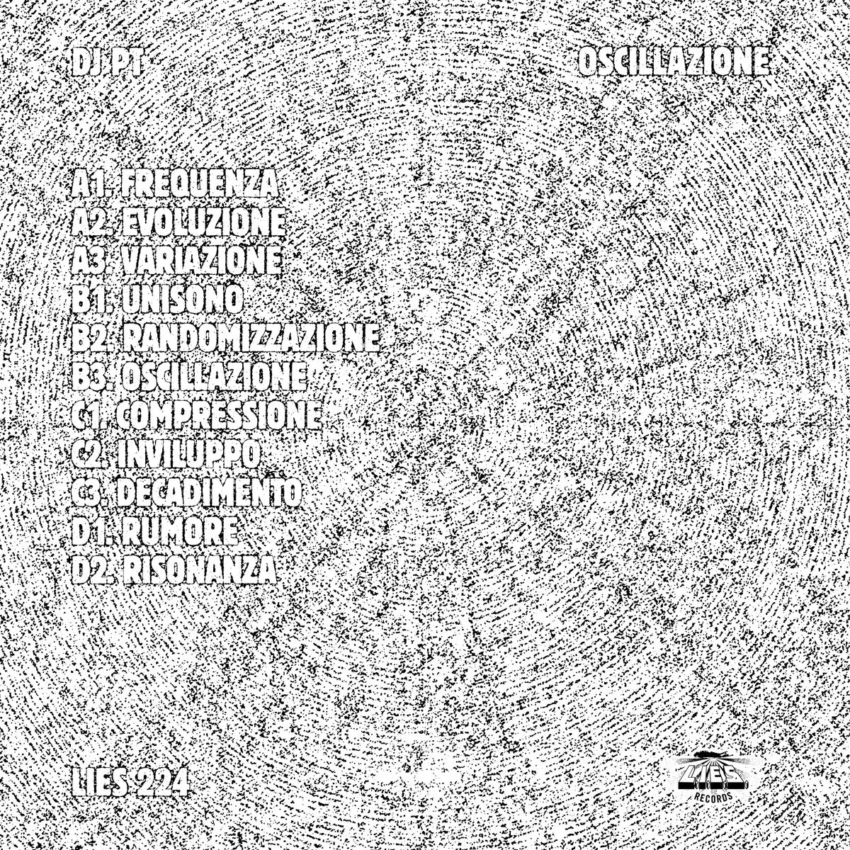 DJ PT - Oscillazione - vinyl record