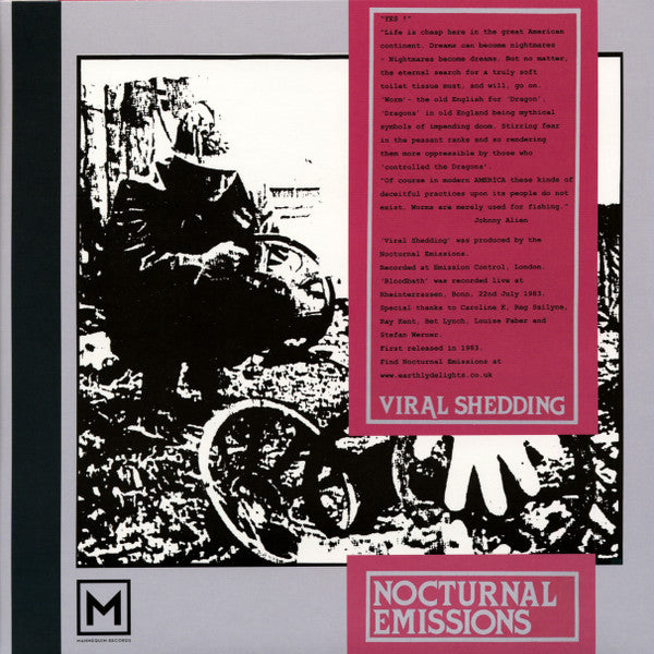 Cover of the vinyl record Nocturnal Emissions - Viral Shedding, available at Rekorder.cz