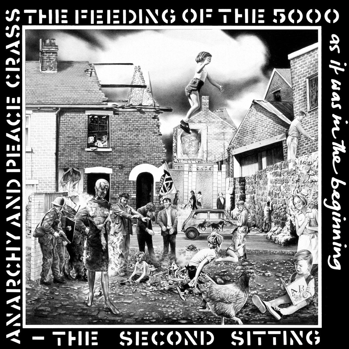Cover of the vinyl record Crass - Feeding Of The 5000, available at Rekorder.cz