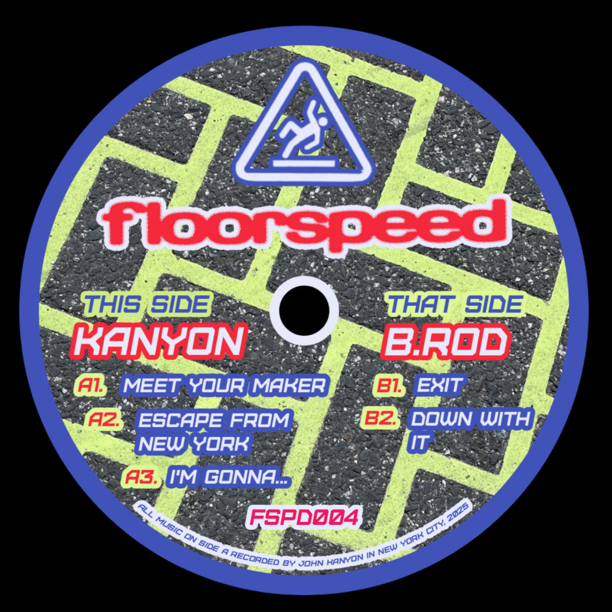 Kanyon vs. B.Rod - Floorspeed 004 - vinyl record