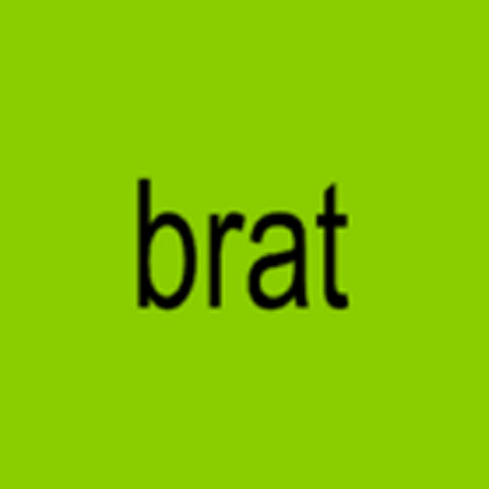 Cover of the vinyl record Charli XCX - BRAT, available at Rekorder.cz