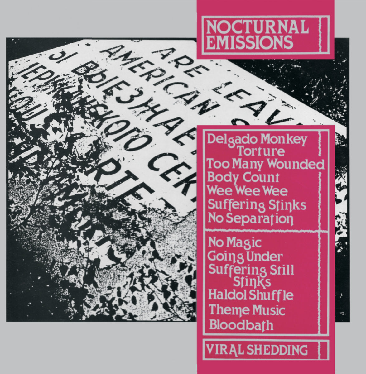Cover of the vinyl record Nocturnal Emissions - Viral Shedding, available at Rekorder.cz