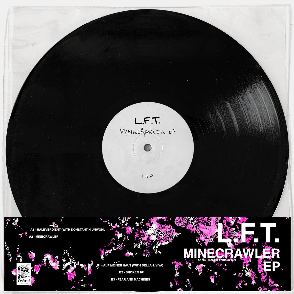 Cover of the vinyl record L.F.T. - Minecrawler, available at Rekorder.cz